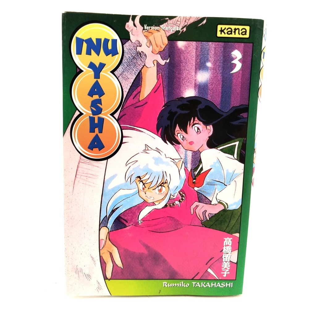 InuYasha Tome 3 Rumiko Takahashi Manga French Kana 2002 Inu-Yasha